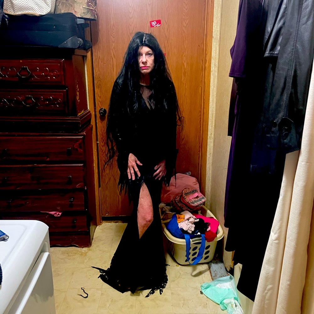 Size 0 & size 2 Mortica Addams Halloween dress original $300 for ea. handmade